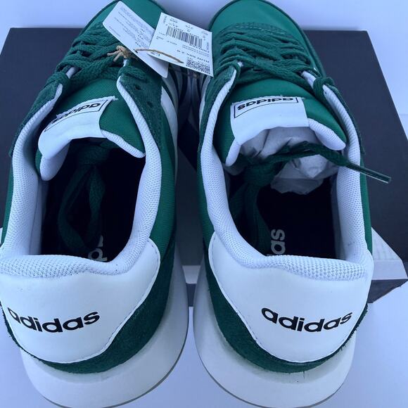 Adidas Run 60s 2.0 H09754 Green/White Mens 9.5 Retro Runner NIB main image 4